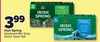PharmaChoice Irish Spring Deodorant Bar Soap offer