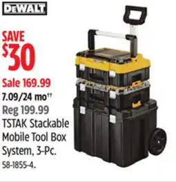 Canadian Tire TSTAK Stackable Mobile Tool Box System, 3-Pc offer