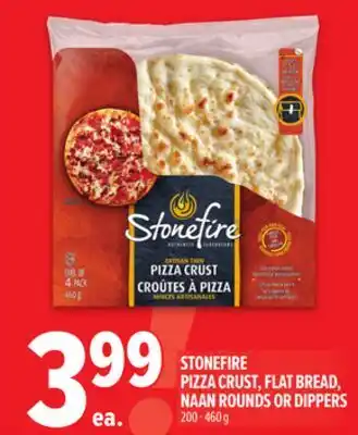 Metro STONEFIRE PIZZA CRUST, FLAT BREAD, NAAN ROUNDS OR DIPPERS offer
