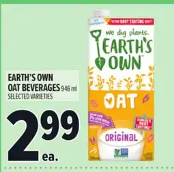 Metro EARTH'S OWN OAT BEVERAGES offer