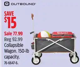 Canadian Tire OUTBOUND Collapsible Wagon offer