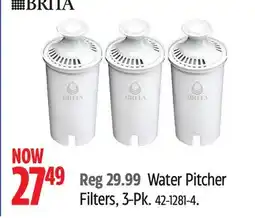 Canadian Tire BRITA Water Pitcher Filters, 3-Pk offer