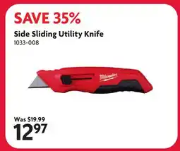 Home Hardware Side Sliding Utility Knife offer
