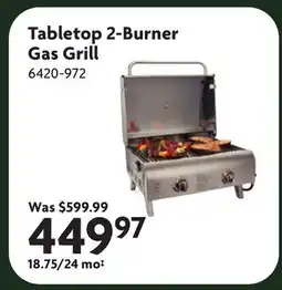 Home Hardware Tabletop 2-Burner Gas Grill offer