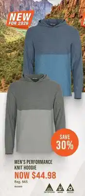 Cabela's ASCEND MEN'S PERFORMANCE KNIT HOODIE offer
