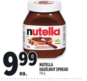 Metro NUTELLA HAZELNUT SPREAD offer