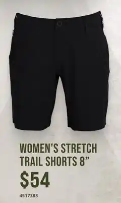 Cabela's ASCEND WOMEN'S STRETCH TRAIL SHORTS 8 offer