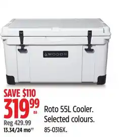 Canadian Tire Roto 55L Cooler offer