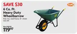 Home Hardware 6 Cu. Ft. Heavy Duty Wheelbarrow offer