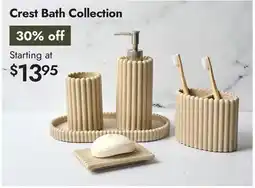 Linen Chest Crest Bath Collection offer