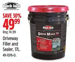 Canadian Tire BLACK JACK Driveway Filler and Sealer, 17L offer