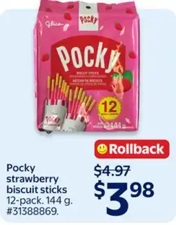 Walmart Pocky strawberry biscuit sticks offer