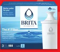 Metro BRITA WATER JUG 1 UN. OR REPLACEMENT FILTERS 3 UN offer