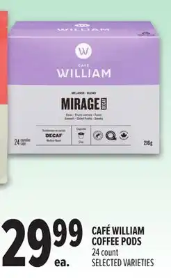 Metro CAFÉ WILLIAM COFFEE PODS offer