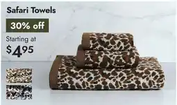 Linen Chest Safari Towels offer