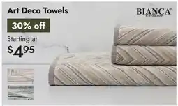 Linen Chest Art Deco Towels offer