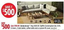 Canadian Tire CANVAS Baffin Conversation Set offer
