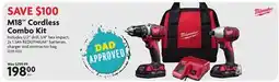 Home Hardware M18 Cordless Combo Kit offer