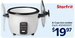 Walmart 6-Cup rice cooker offer