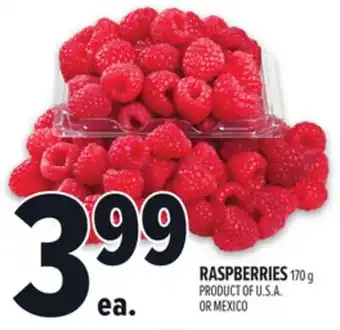 Metro RASPBERRIES offer