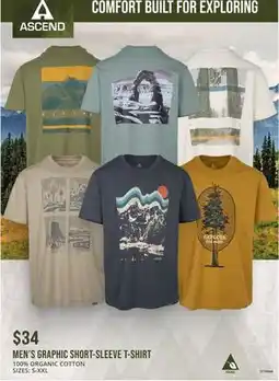 Cabela's ASCEND MEN'S GRAPHIC SHORT-SLEEVE T-SHIRT offer