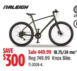 Canadian Tire Knox Bike offer