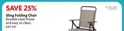 Home Hardware Sling Folding Chair offer