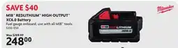 Home Hardware M18 REDLITHIUM HIGH OUTPUT XC6.0 Battery offer
