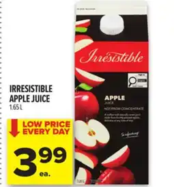 Metro IRRESISTIBLE APPLE JUICE offer