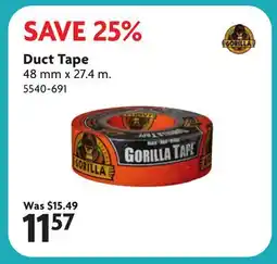 Home Hardware Duct Tape 48 mm x 27.4 m offer