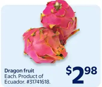 Walmart Dragon fruit offer