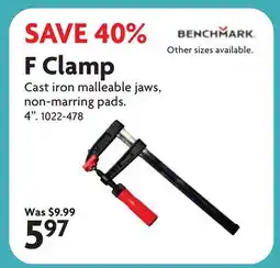 Home Hardware F Clamp offer