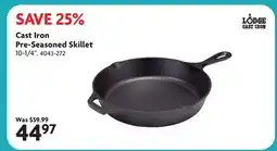 Home Hardware Cast Iron Pre-Seasoned Skillet offer
