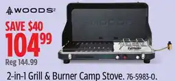 Canadian Tire 2-in-1 Grill & Burner Camp Stove offer