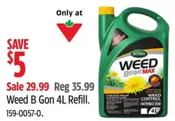 Canadian Tire Weed B Gon 4L Refill offer