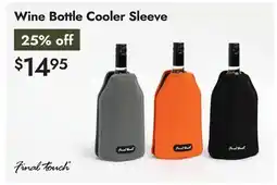 Linen Chest Final Touch Wine Bottle Cooler Sleeve offer