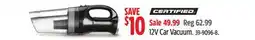 Canadian Tire Certified 12V Car Vacuum offer