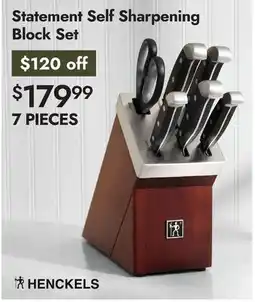 Linen Chest Statement Self Sharpening Block Set offer