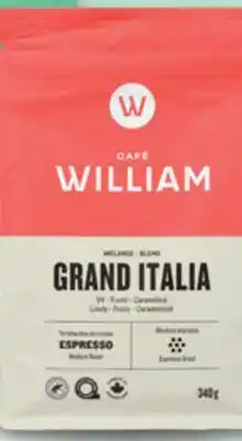 Metro CAFÉ WILLIAM GROUND COFFEE offer