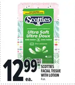Metro SCOTTIES FACIAL TISSUE WITH LOTION offer