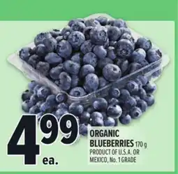Metro ORGANIC BLUEBERRIES offer