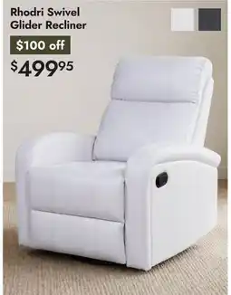 Linen Chest Rhodri Swivel Glider Recliner offer