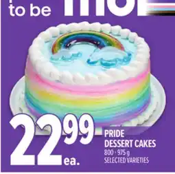Metro PRIDE DESSERT CAKES offer
