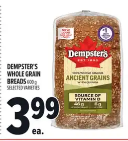 Metro DEMPSTER'S WHOLE GRAIN BREADS offer