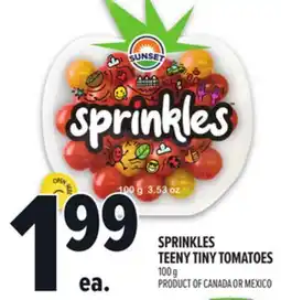 Metro SPRINKLES TEENY TINY TOMATOES offer