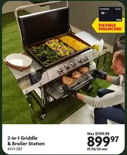 Home Hardware 2-in-1 Griddle & Broiler Station offer