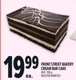 Metro FRONT STREET BAKERY CREAM BAR CAKE offer