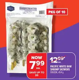 Metro ROCK HARBOUR PACIFIC WHITE RAW SHRIMP SKEWERS offer