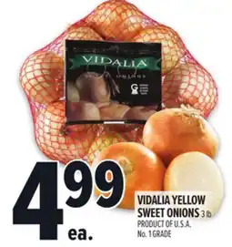 Metro VIDALIA YELLOW SWEET ONIONS offer