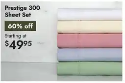 Linen Chest Prestige 300 Sheet Set offer